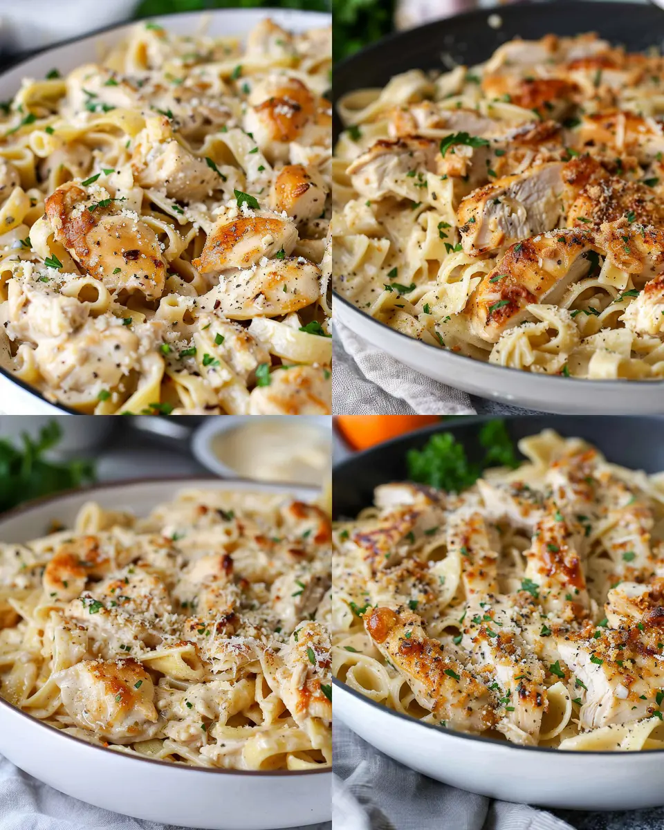 Easy Garlic Parmesan Chicken Pasta Recipe for a Healthy Dinner Delight