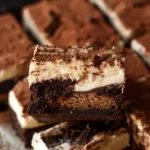 Easy Tiramisu Brownies