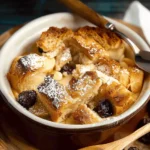 Classic bread and butter pudding