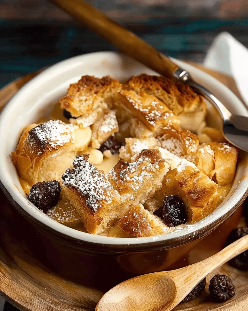 Classic bread and butter pudding: an indulgent homemade delight