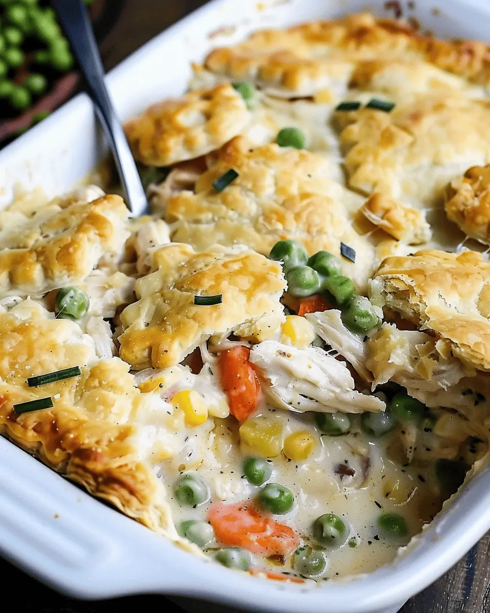 Creamy Chicken Pot Pie Casserole: Easy Comfort Food Redefined