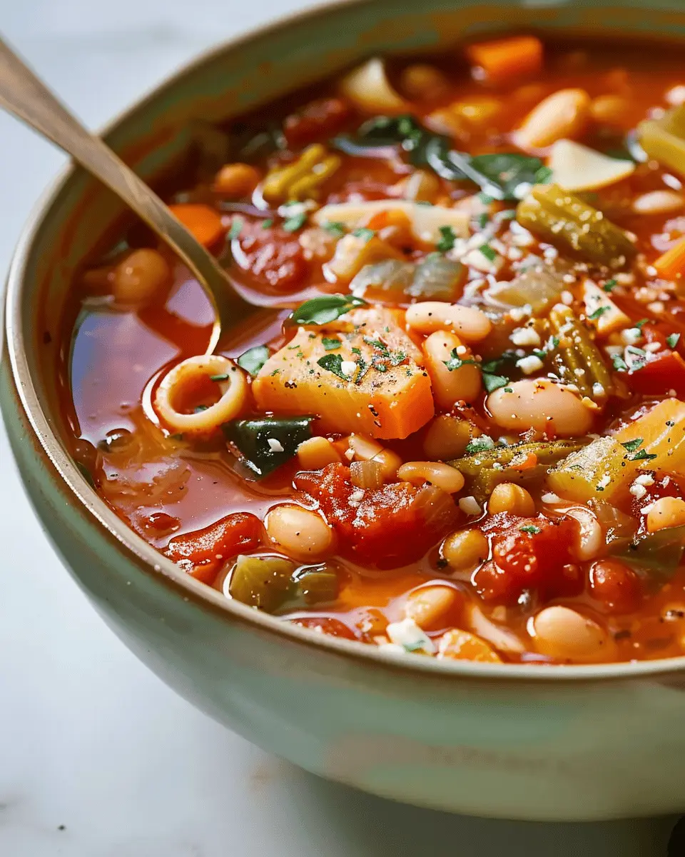 Minestrone Soup: Easy Recipe with Turkey Bacon and Chicken Ham