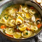 Easy Tortellini Soup with Chicken Broth