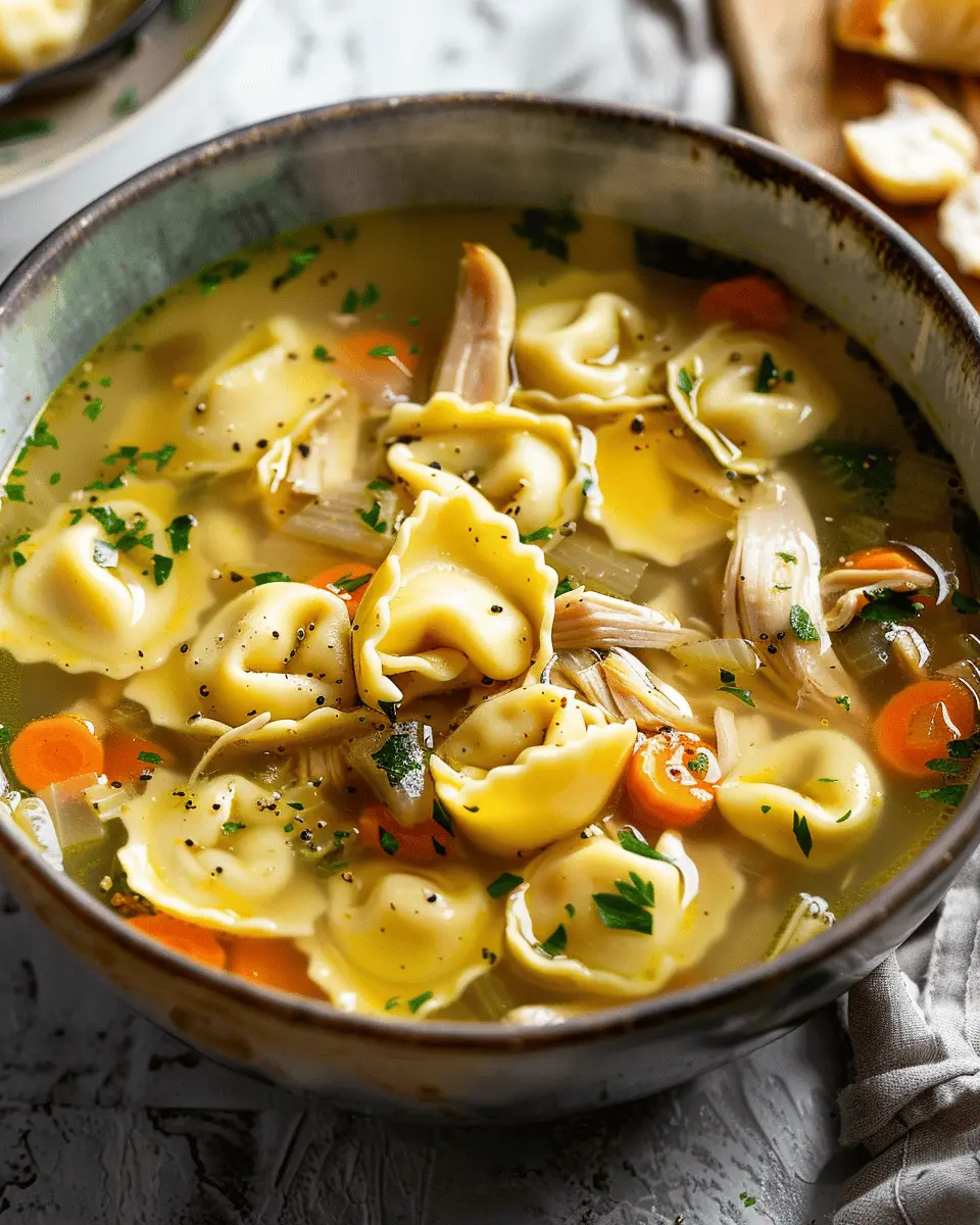 Easy Tortellini Soup with Chicken Broth: A Cozy Weeknight Delight