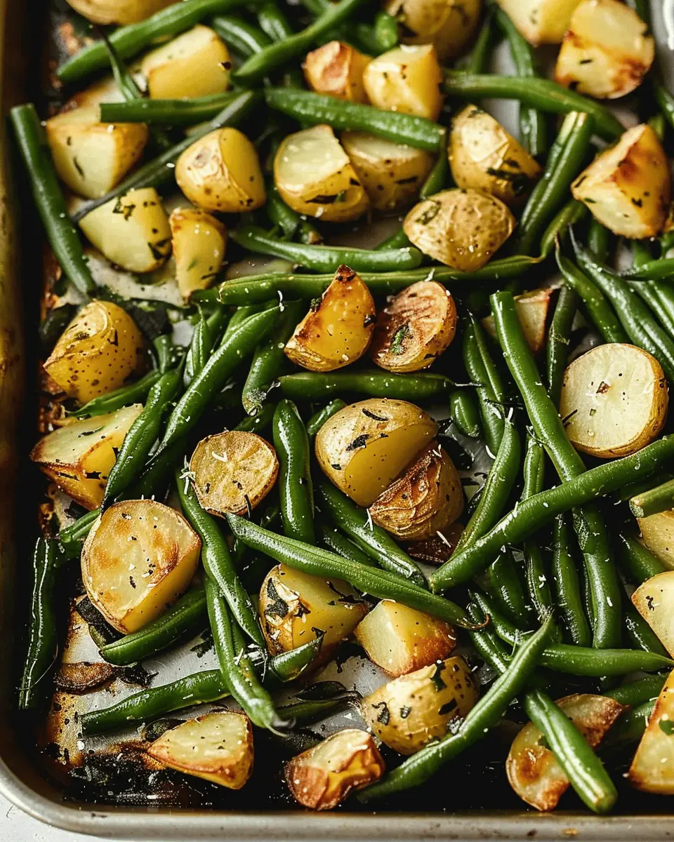 Roasted Green Beans and Potatoes: A Healthy Family Delight