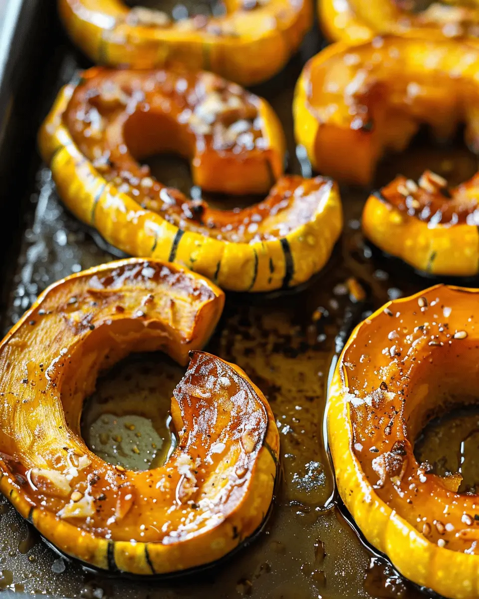 Maple Roasted Delicata Squash: A Sweet and Savory Delight