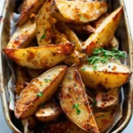 Crispy Baked Potato Wedges
