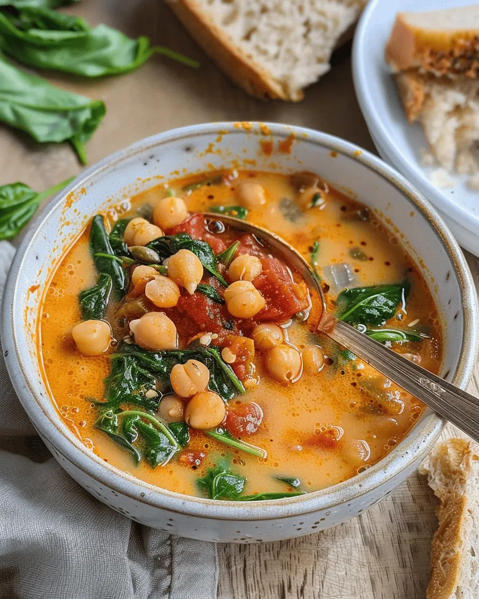 Tuscan Chickpea Soup: Easy Recipe for Comforting Flavor