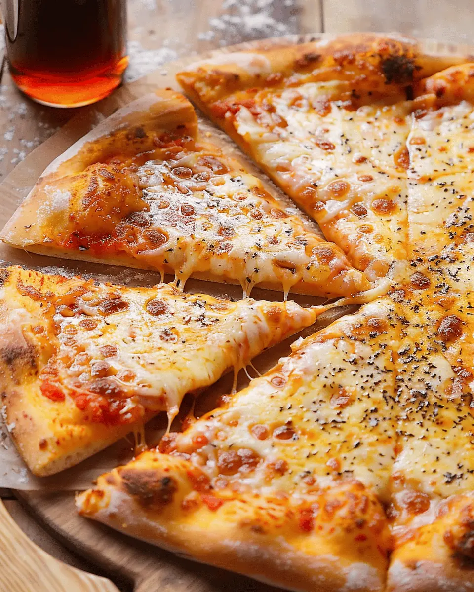 Four-Cheese Pizza Recipe: Indulgent Homemade Delight with Turkey Bacon