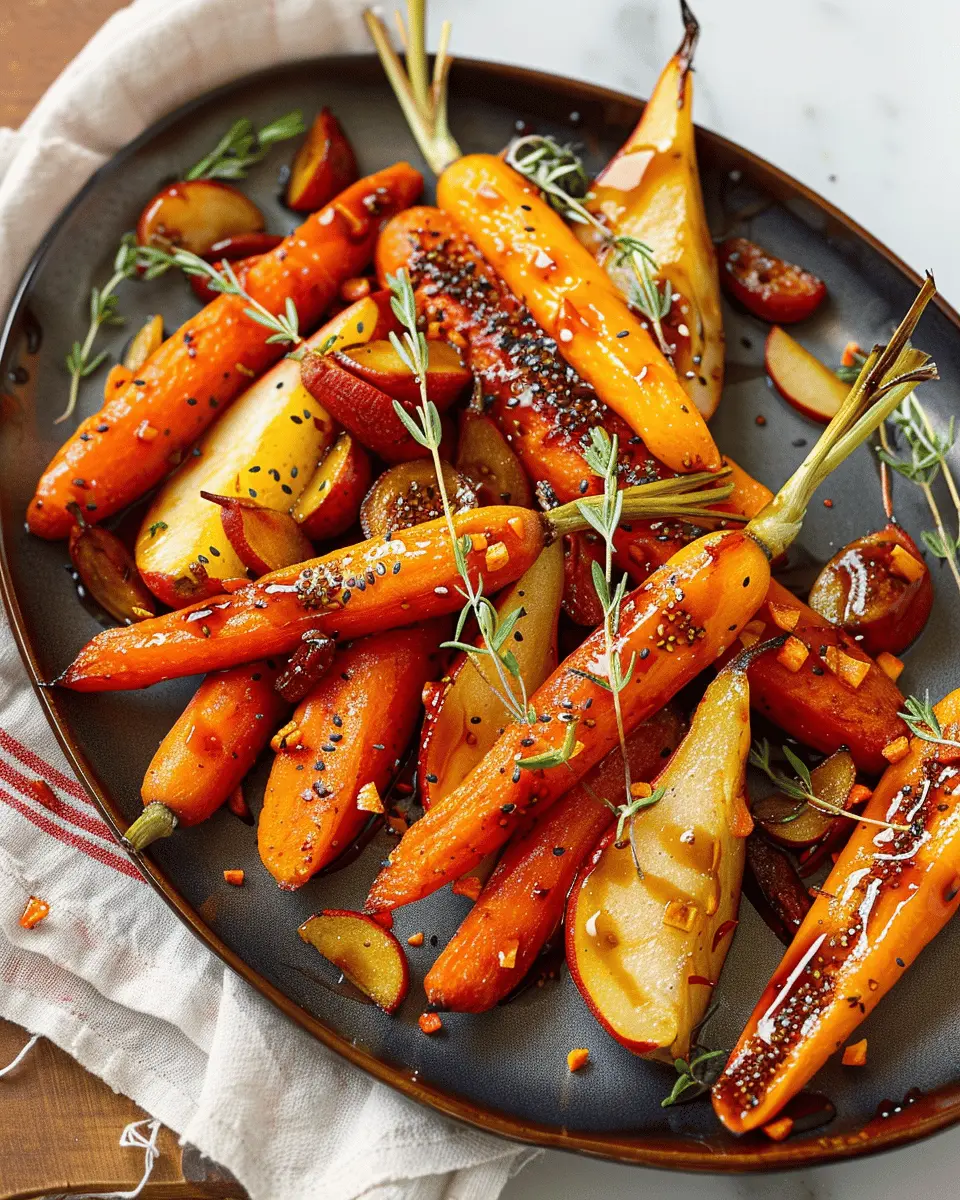Glazed Carrots Pears: Easy Sweet-Savory Delight for Your Table