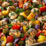 Sheet Pan Garlic Herb Chicken & Peppers