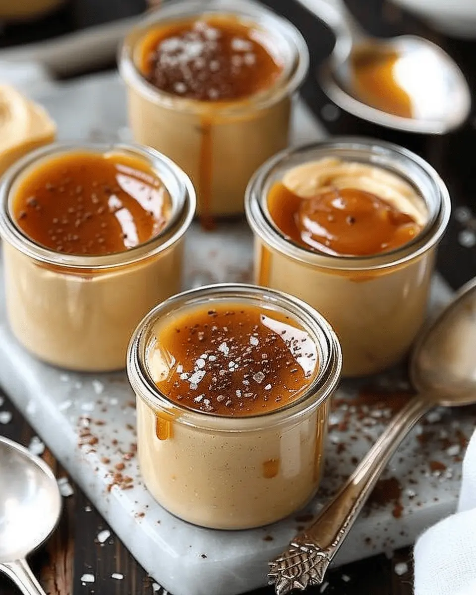 Salted Caramel Dessert Pots: The Best Indulgence for Sweet Lovers