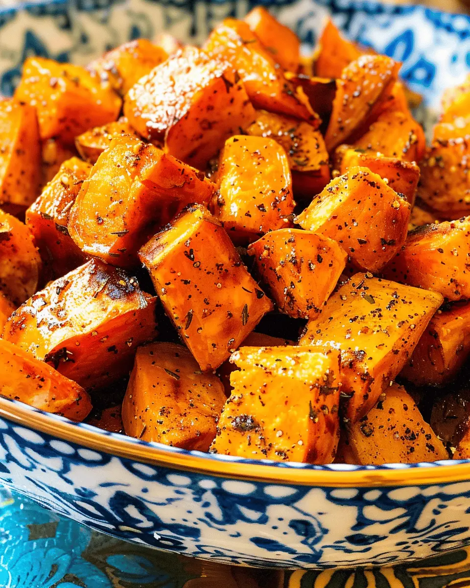 Sweet and Spicy Roasted Sweet Potatoes: A Delightful Twist on Flavor