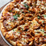 Cheesy BBQ Chicken Pizza
