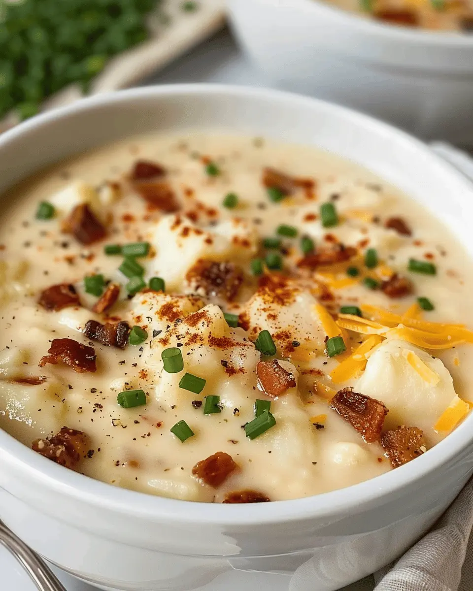 Cream of Potato Soup: The Best Comfort Recipe with Turkey Bacon