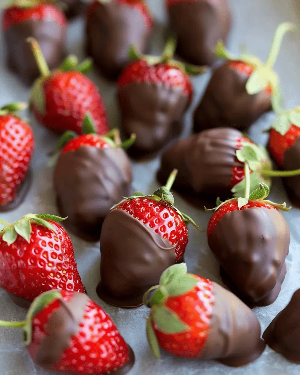 Chocolate Covered Strawberries: Easy Indulgence for Any Occasion