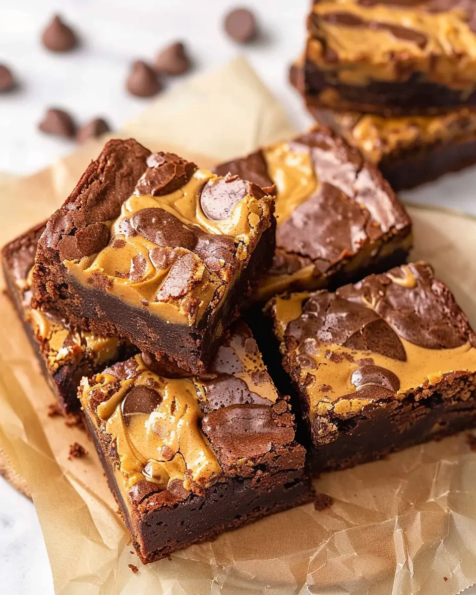 Peanut Butter Brownies: Indulgent Treats You Can’t Resist