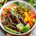 High Protein Steak Fajita Bowl