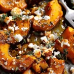 Roasted Pumpkin with Feta and Honey