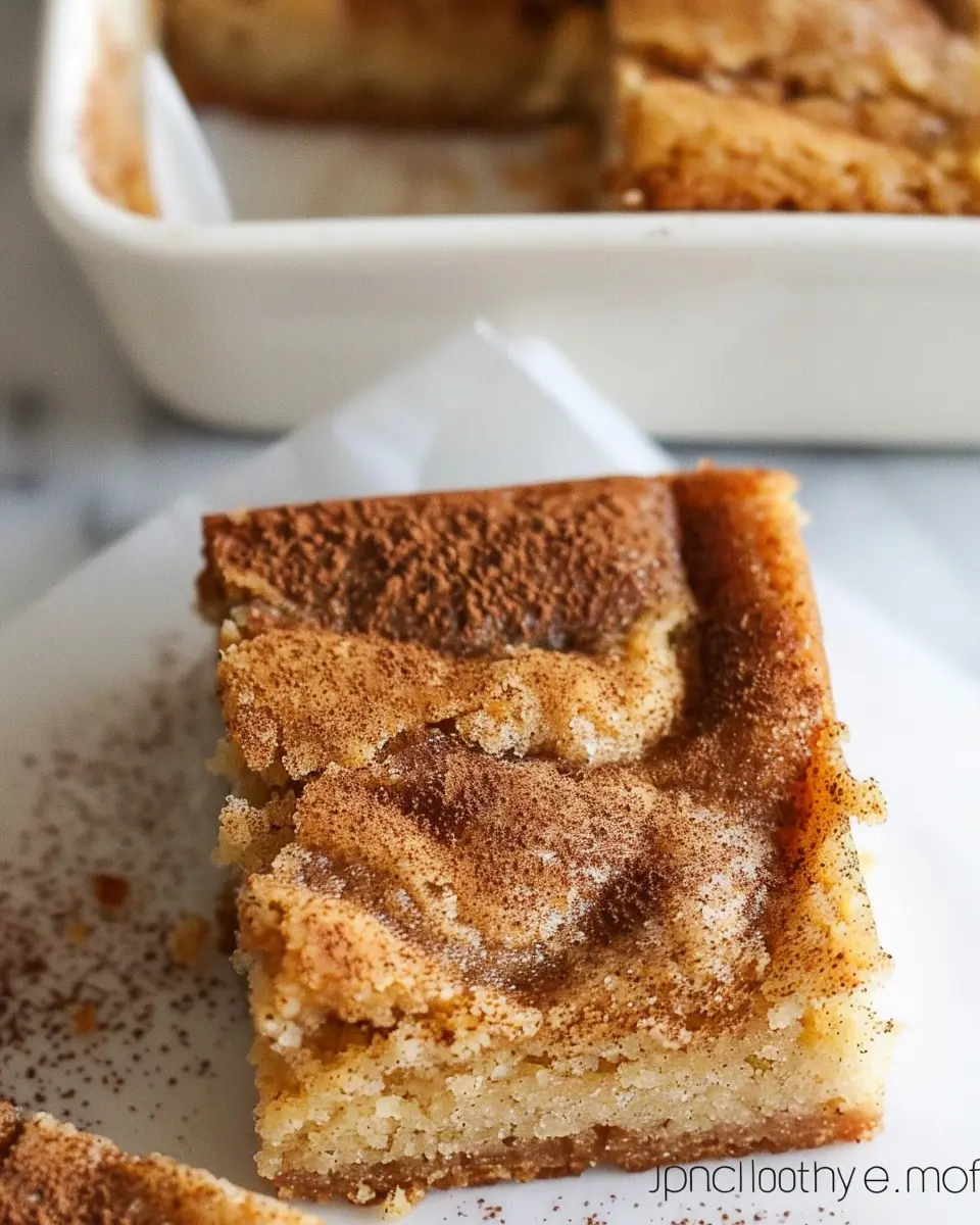 Easy Cinnamon Sugar Blondies: Your Indulgent Sweet Fall Treat