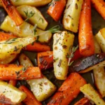 Honey Roasted Carrots and Parsnips