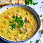 Crockpot Split Pea & Ham Soup