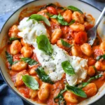 Creamy Tomato Gnocchi with Burrata