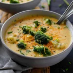 Easy Broccoli Cheese Soup Recipe [Gluten-free]