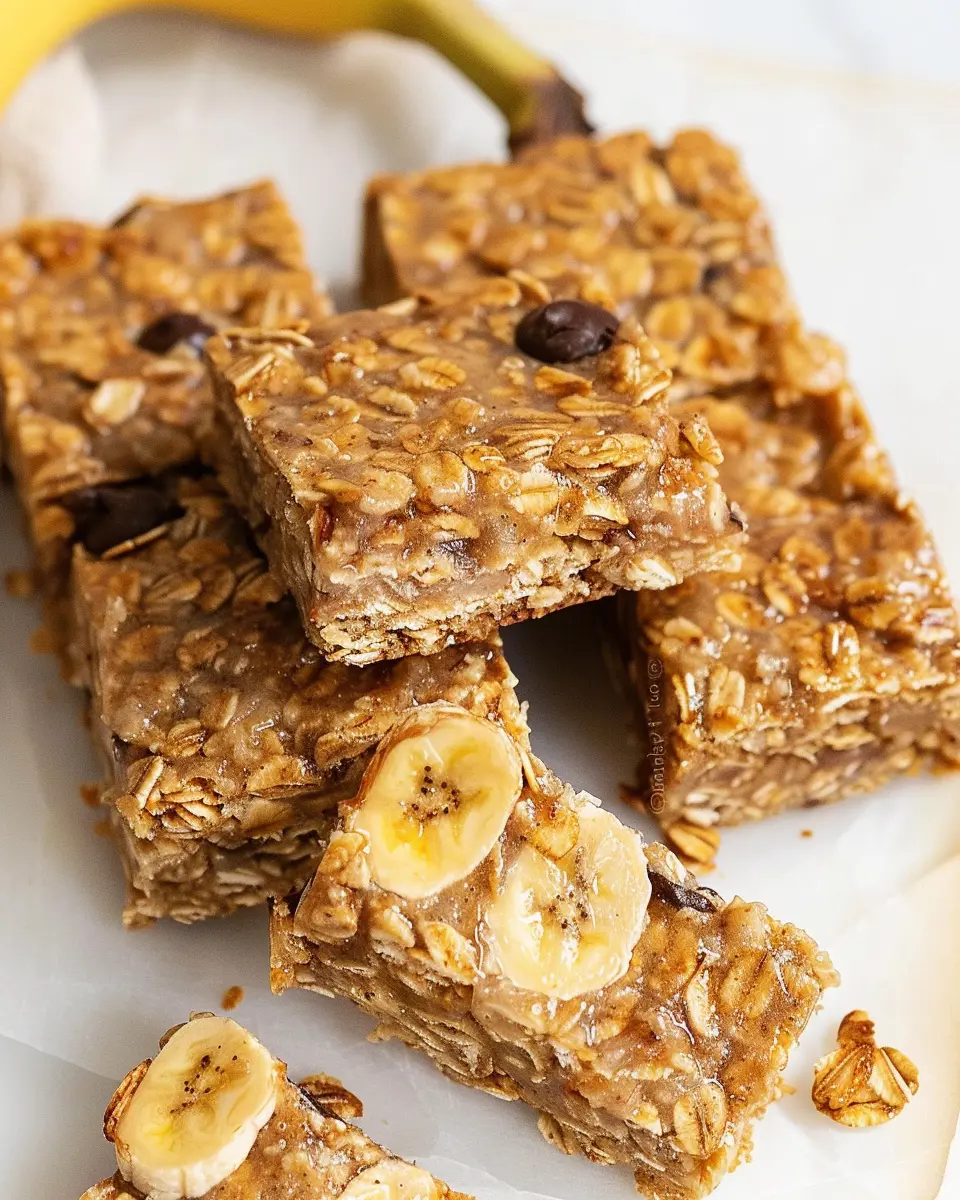 Energizing Banana Oatmeal Bars: The Best Healthy Snack Recipe