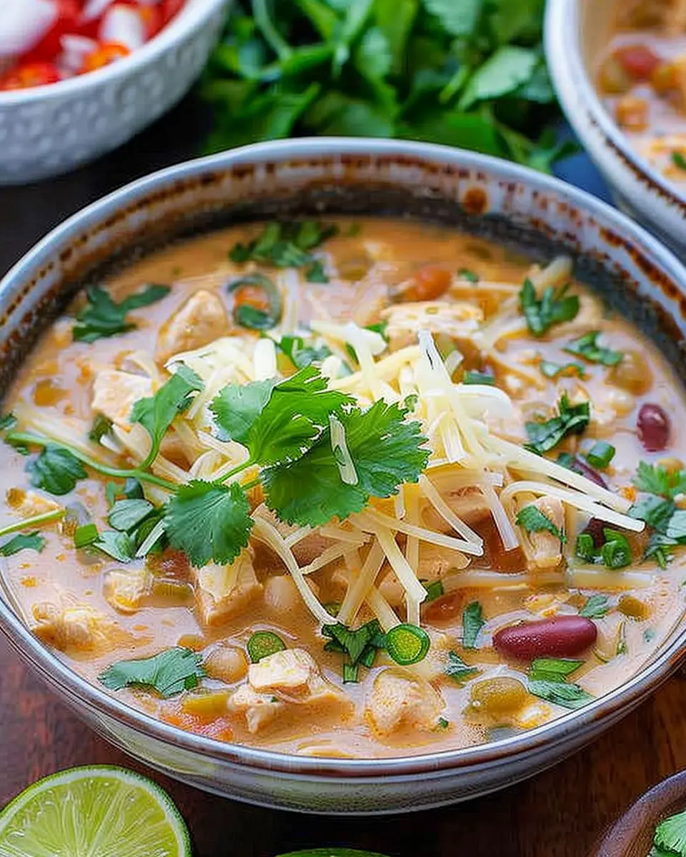Cajun White Chicken Chili: Easy Comfort Food with Turkey Bacon
