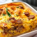 Easy Crescent Roll Breakfast Casserole With Sausage