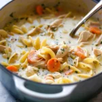 Easy Creamy Chicken Noodle Soup