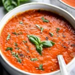 Roasted Tomato Basil Soup Recipe