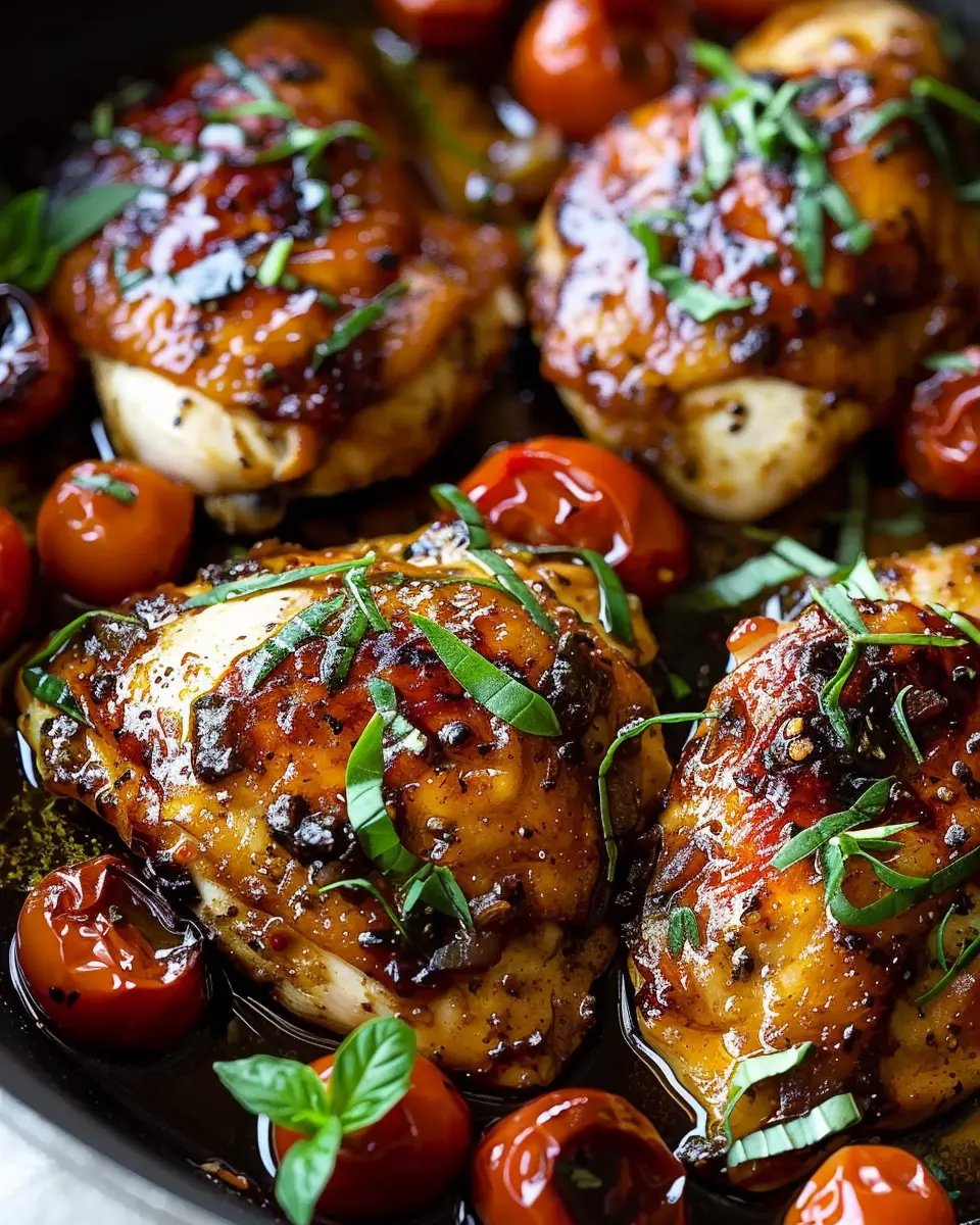 One Pan Balsamic Chicken: Easy Meal for Busy Weeknights