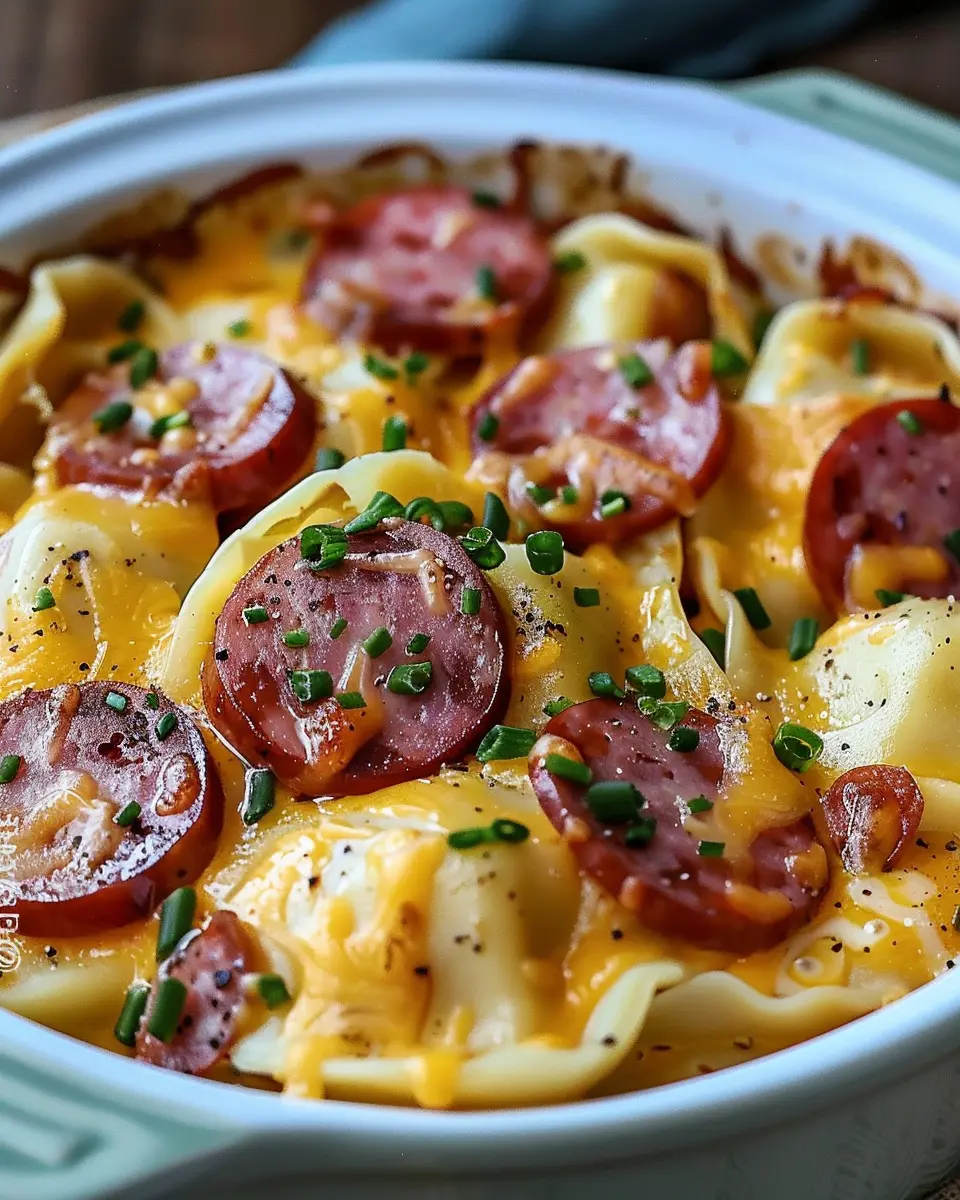 Crockpot Pierogi Casserole: Easy Comfort Food with Kielbasa