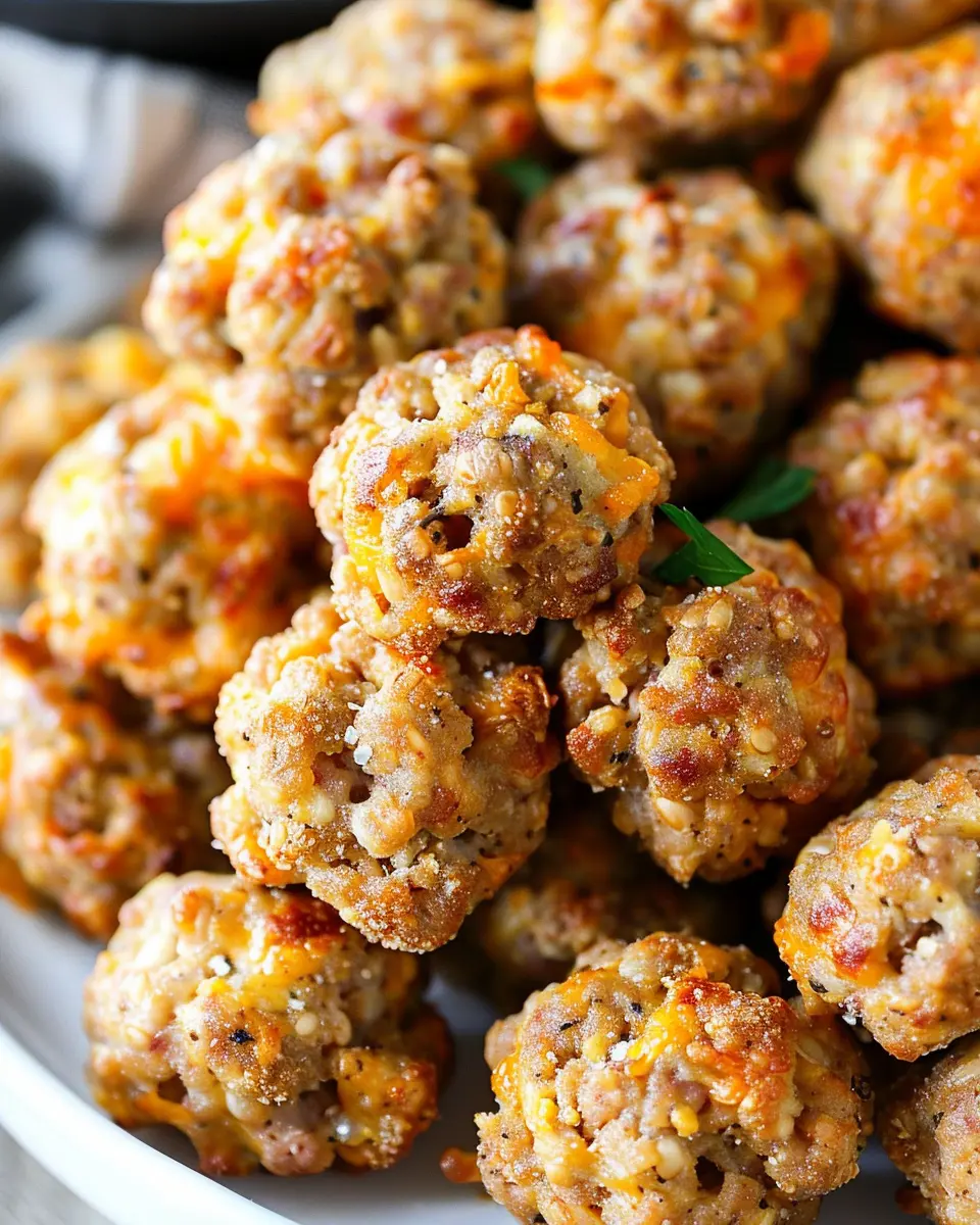 Cheddar Bay Sausage Balls Recipe: Easy Turkey Bacon &amp; Beef Treats