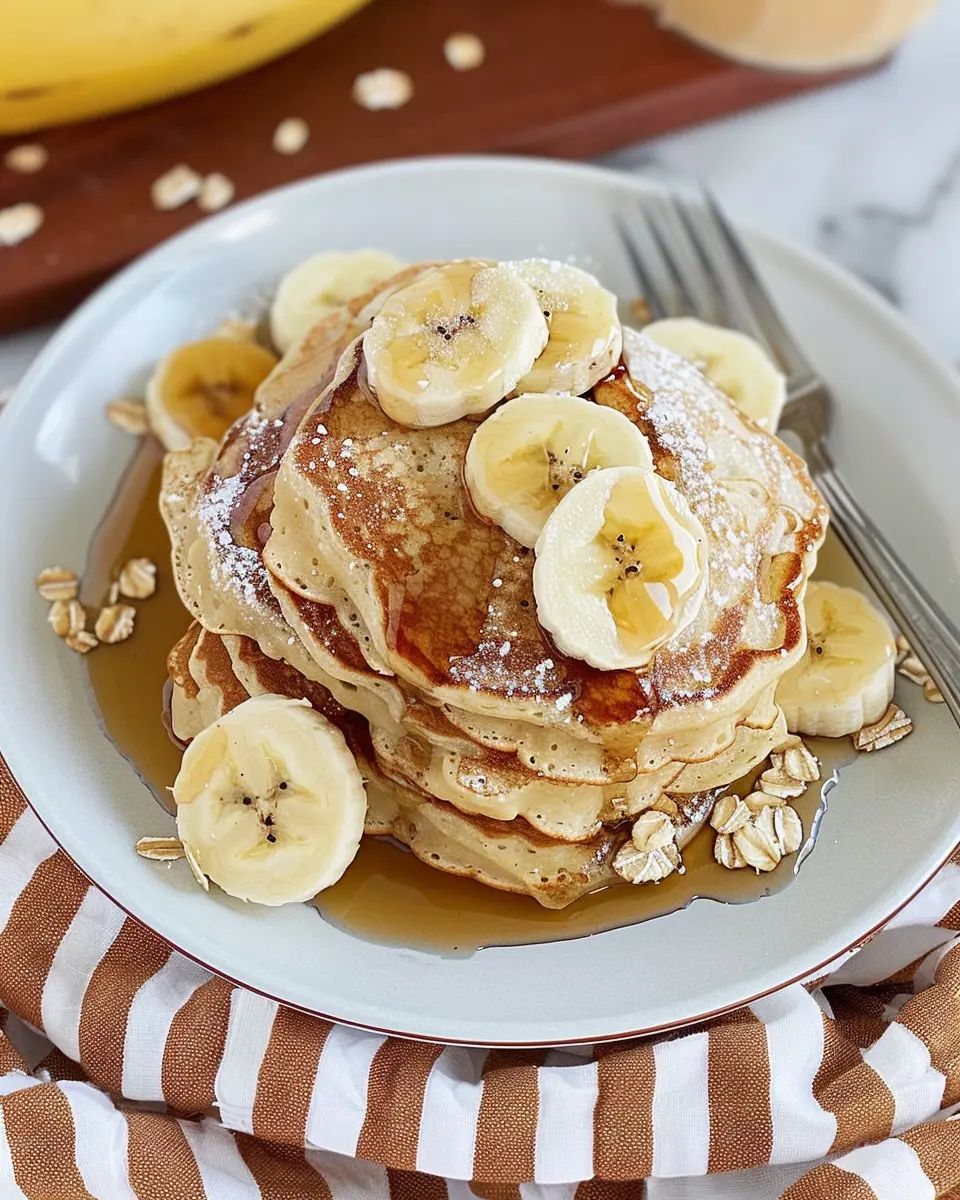 Favorite Banana Oatmeal Pancakes: Easy, Healthy Breakfast Delight