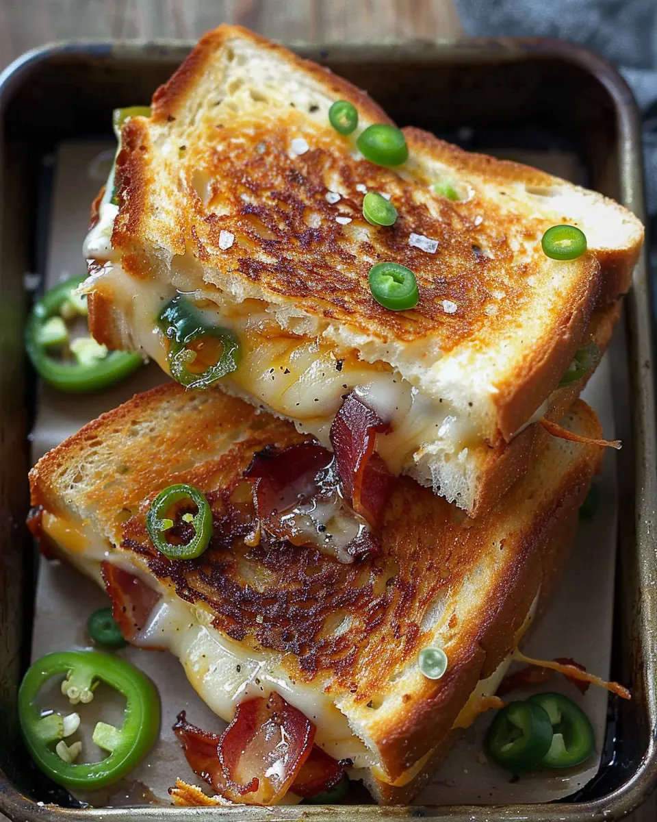 Roasted Jalapeno Popper Grilled Cheese: Easy Indulgence at Home