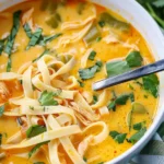 Coconut Curry Chicken Noodle Soup