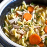 Crockpot Chicken Noodle Soup