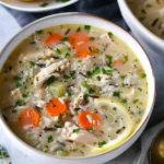 Lemon Chicken Wild Rice Soup