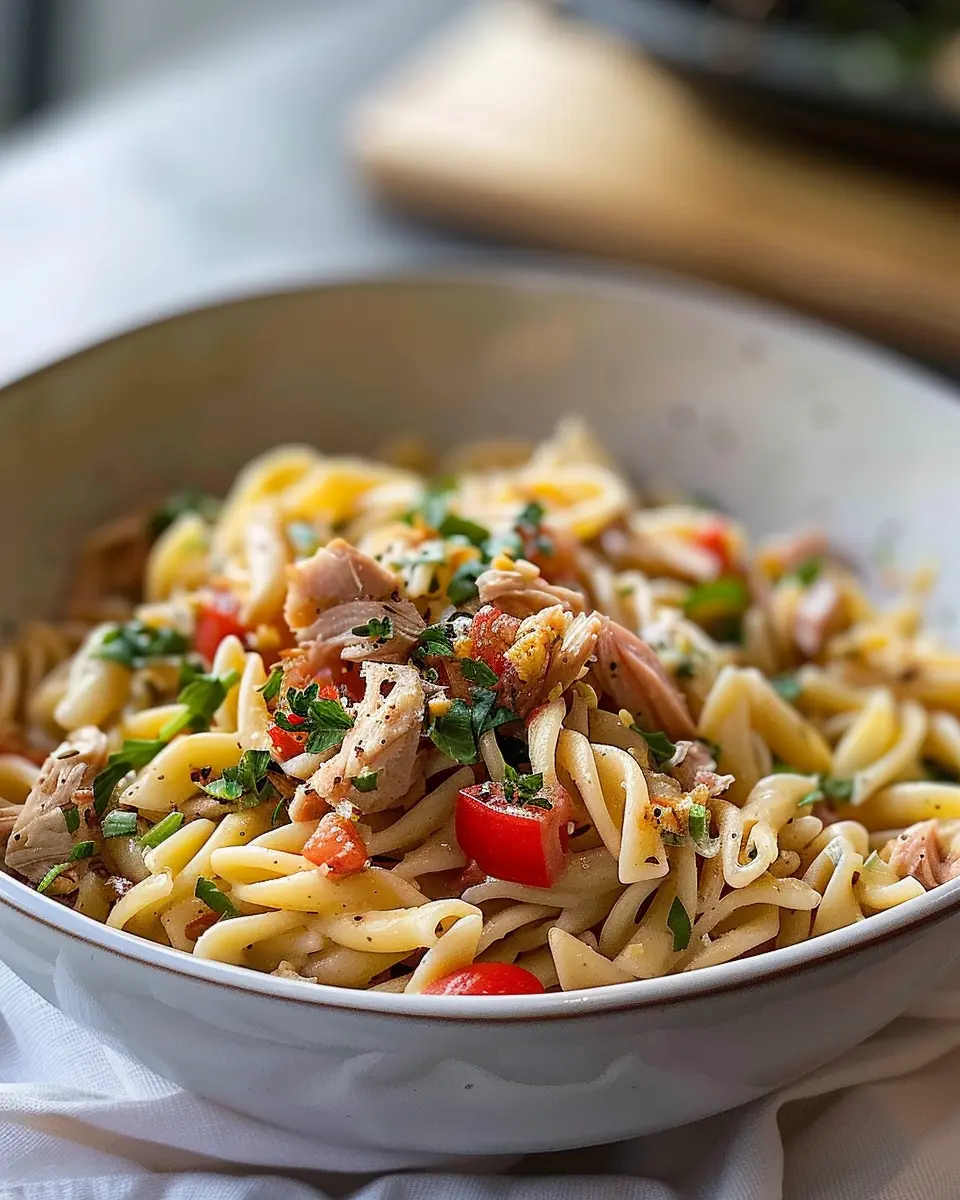 Mediterranean Tuna Pasta: Easy, Flavorful Dish for Home Cooks