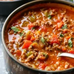 Easy Stuffed Pepper Soup Recipe