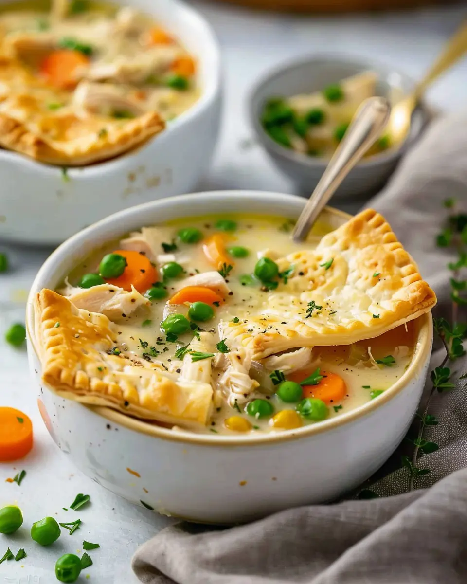 Healthy Chicken Pot Pie Soup: A Comforting Twist on Tradition