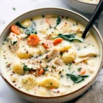 Crockpot Chicken Gnocchi Soup