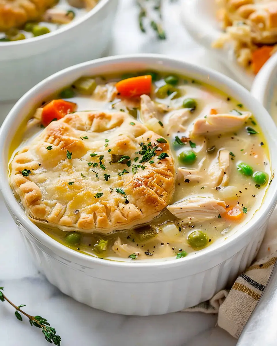 Healthy Chicken Pot Pie Soup: A Cozy, Guilt-Free Delight
