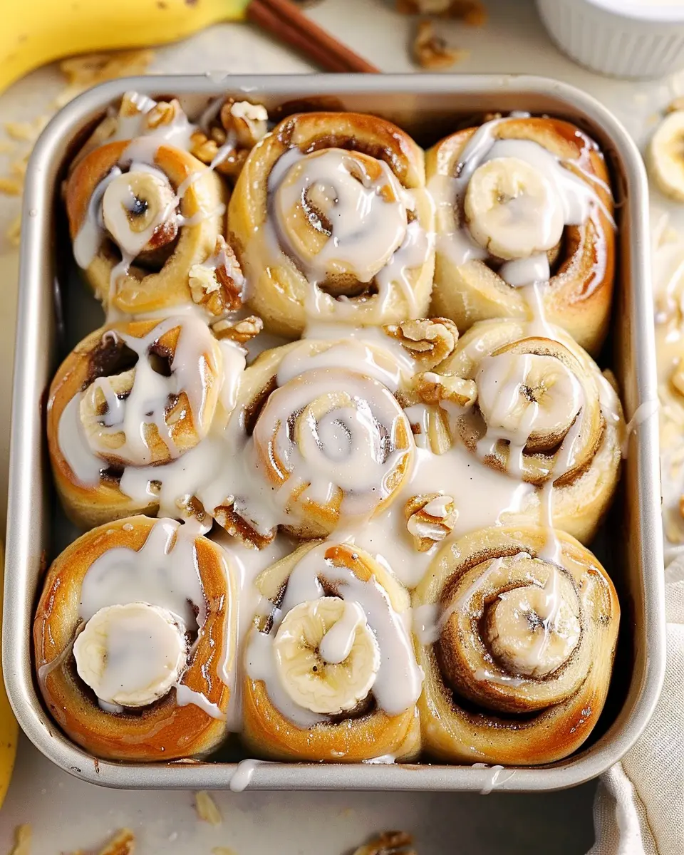 Banana Cinnamon Rolls: The Best Easy Recipe for Cozy Mornings