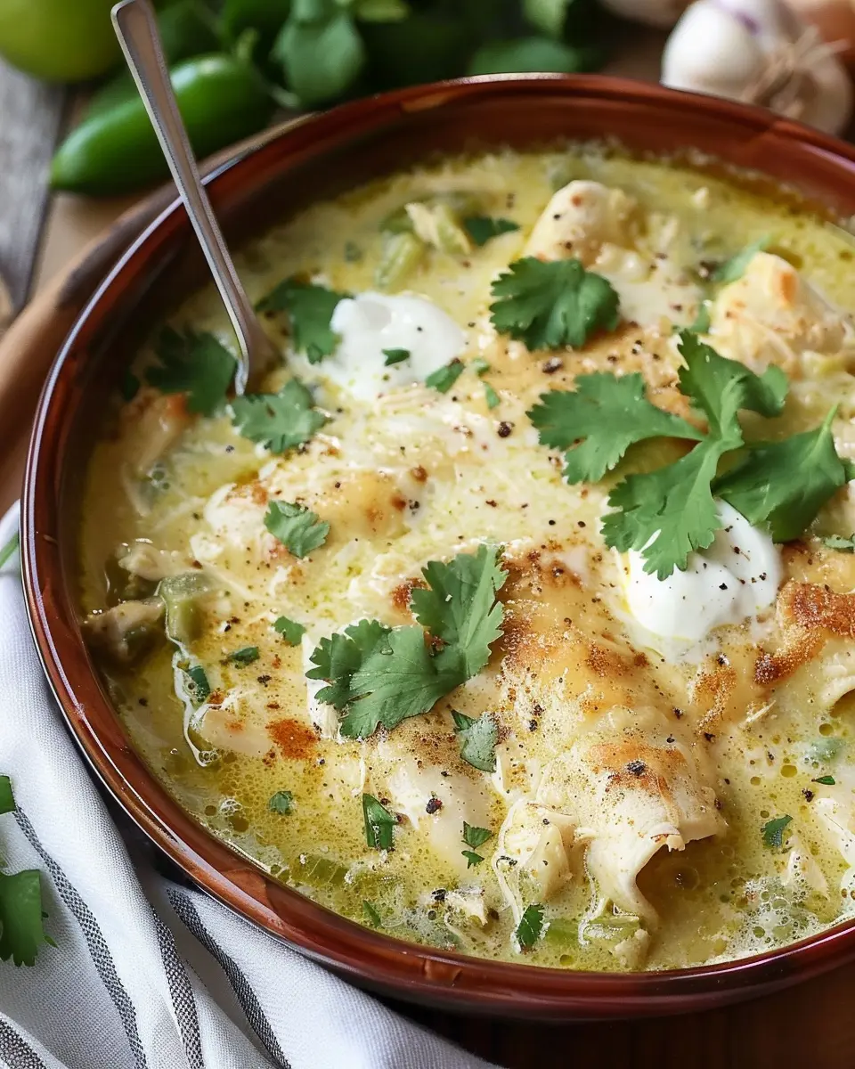 Creamy Green Enchiladas Chicken Soup: The Best Comfort Dish
