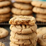 Thick and Chewy Peanut Butter Cookies Recipe