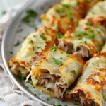 Keto Philly Cheesesteak Roll Ups